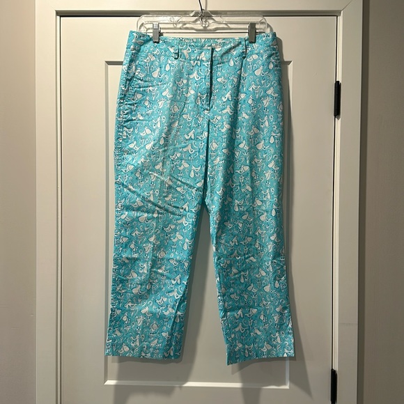 Lilly Pulitzer Blue and white pants - Picture 1 of 3